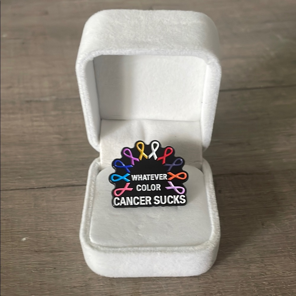 Cancer Awareness Ribbon Pin